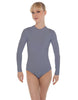 Solid Lycra LS Keyhole Leotard