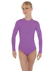 Solid Lycra LS Keyhole Leotard