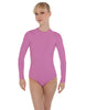 Solid Lycra LS Keyhole Leotard