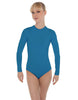 Solid Lycra LS Keyhole Leotard