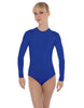 Solid Lycra LS Keyhole Leotard