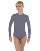 Solid Lycra LS Keyhole Leotard
