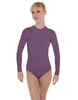 Solid Lycra LS Keyhole Leotard