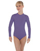 Solid Lycra LS Keyhole Leotard