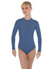 Solid Lycra LS Keyhole Leotard