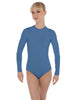 Solid Lycra LS Keyhole Leotard