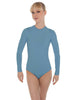 Solid Lycra LS Keyhole Leotard