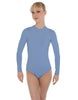 Solid Lycra LS Keyhole Leotard