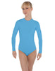Solid Lycra LS Keyhole Leotard
