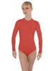 Solid Lycra LS Keyhole Leotard