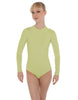 Solid Lycra LS Keyhole Leotard
