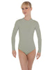 Solid Lycra LS Keyhole Leotard