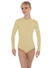Solid Lycra LS Keyhole Leotard