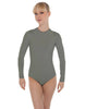 Solid Lycra LS Keyhole Leotard