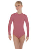 Solid Lycra LS Keyhole Leotard