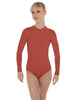 Solid Lycra LS Keyhole Leotard