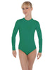 Solid Lycra LS Keyhole Leotard