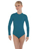 Solid Lycra LS Keyhole Leotard