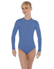 Solid Lycra LS Keyhole Leotard
