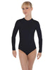 Solid Lycra LS Keyhole Leotard
