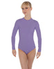 Solid Lycra LS Keyhole Leotard