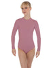 Solid Lycra LS Keyhole Leotard