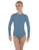 Solid Lycra LS Keyhole Leotard