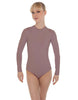 Solid Lycra LS Keyhole Leotard