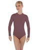 Solid Lycra LS Keyhole Leotard