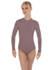 Solid Lycra LS Keyhole Leotard