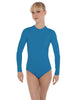 Solid Lycra LS Keyhole Leotard