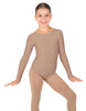 Solid Lycra Long Sleeve Leotard