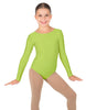 Solid Lycra Long Sleeve Leotard