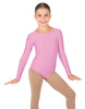 Solid Lycra Long Sleeve Leotard