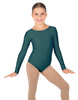 Solid Lycra Long Sleeve Leotard