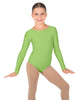 Solid Lycra Long Sleeve Leotard