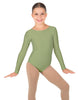 Solid Lycra Long Sleeve Leotard