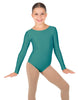 Solid Lycra Long Sleeve Leotard