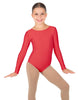 Solid Lycra Long Sleeve Leotard