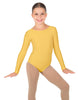 Solid Lycra Long Sleeve Leotard