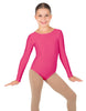Solid Lycra Long Sleeve Leotard