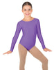 Solid Lycra Long Sleeve Leotard