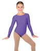 Solid Lycra Long Sleeve Leotard