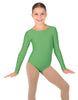Solid Lycra Long Sleeve Leotard