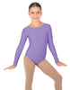 Solid Lycra Long Sleeve Leotard