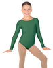 Solid Lycra Long Sleeve Leotard