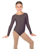 Solid Lycra Long Sleeve Leotard