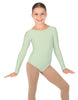 Solid Lycra Long Sleeve Leotard