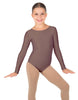 Solid Lycra Long Sleeve Leotard