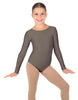 Solid Lycra Long Sleeve Leotard